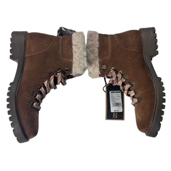Boot‎ Barn Cleo + Wolf Hiker Boots Women's Size 8.5 Brown Extra Laces New - Picture 9 of 10